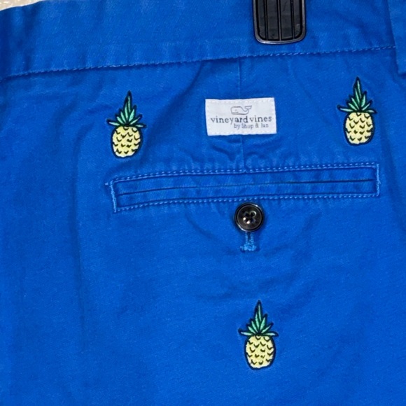 Vineyard Vines Bright Blue Pineapple Shorts - Picture 5 of 8